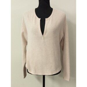 NWT Socialite Women's Tan V-Neck Sweater Size Small